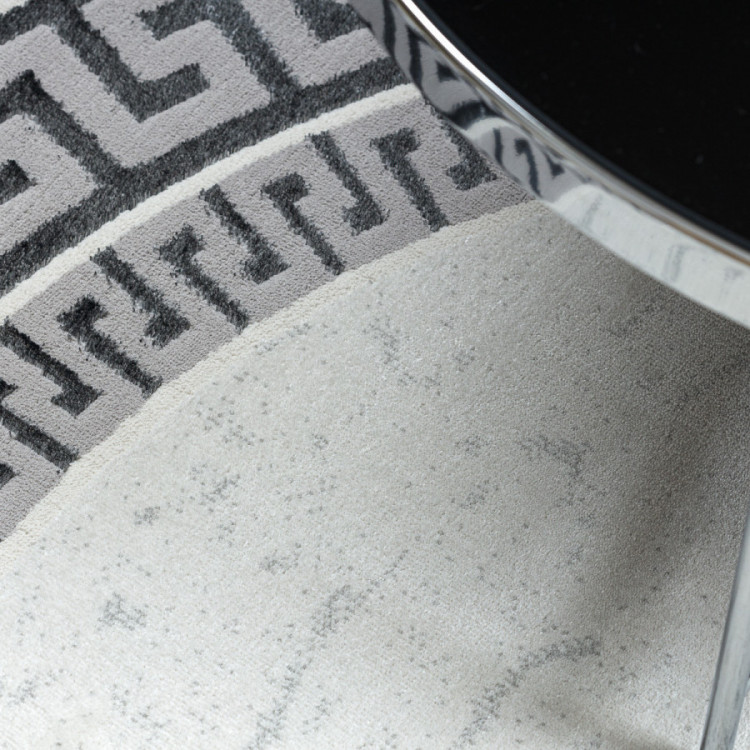 Kusový koberec Allure 1960 white/grey kruh č.7
