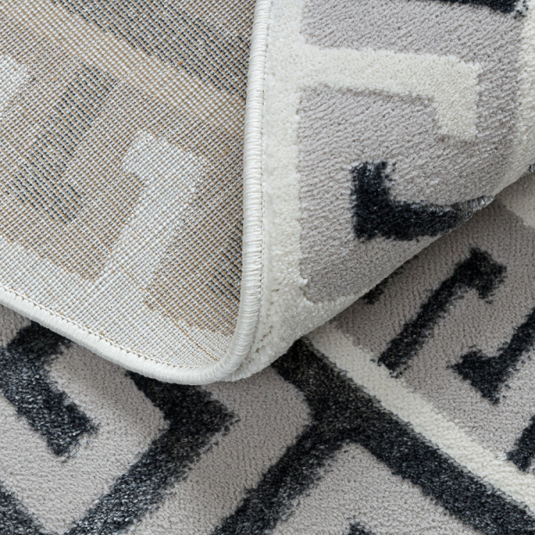 Kusový koberec Allure 1960 white/grey kruh č.10