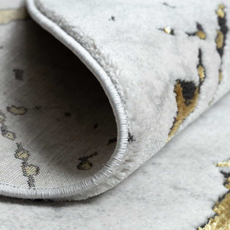 Kusový koberec Allure 1963 white/gold kruh č.3