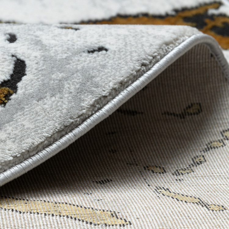 Kusový koberec Allure 1963 white/gold kruh č.4