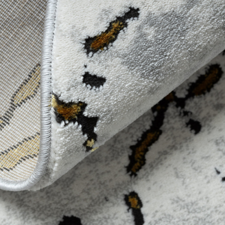 Kusový koberec Allure 1963 white/gold kruh č.10