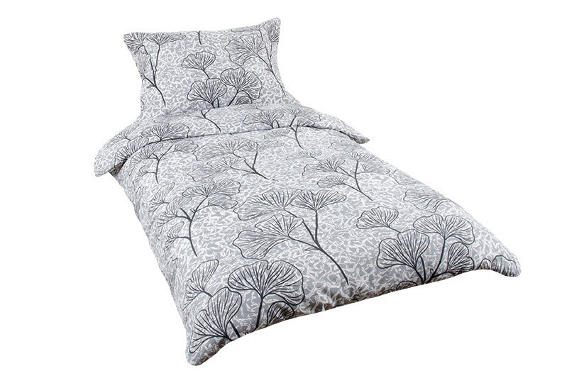 Povlečení mikro GINKGO GREY 140x200 cm č.1