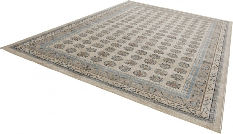 Kusový koberec Classico 102700 beige blau grau č.3