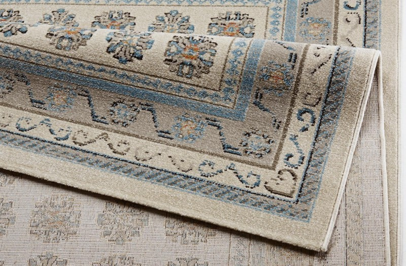 Kusový koberec Classico 102700 beige blau grau č.4