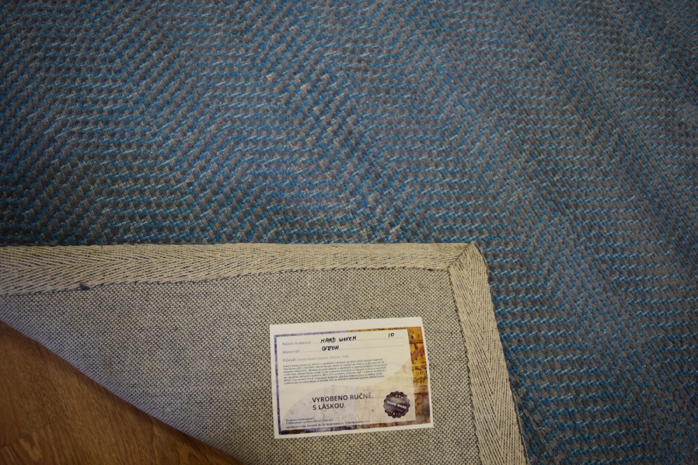 Ručně tkaný kusový koberec Blue Love č.2
