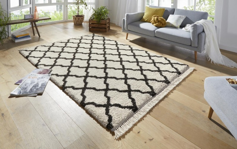 Kusový koberec Desiré 103328 Creme Schwarz č.2
