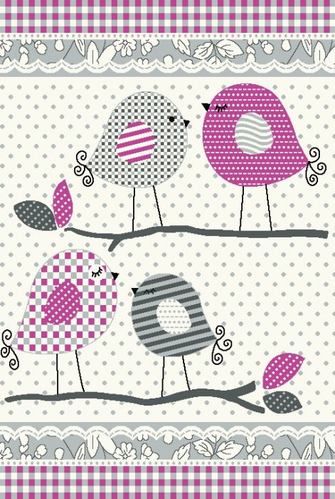Dětský koberec Kids 520 grey - 160 x 230 cm č.1