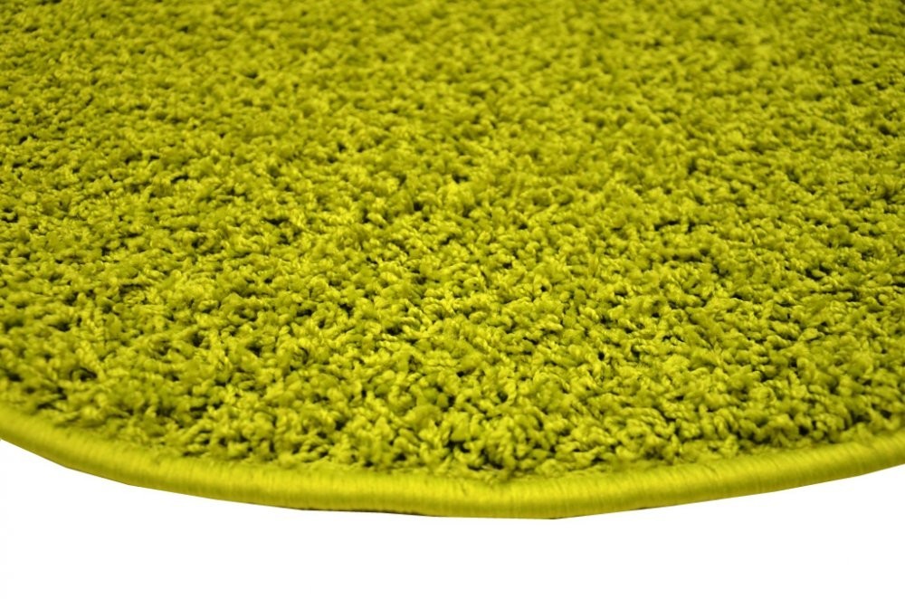 Kusový koberec Elite Shaggy zelené jablko - Kulatý 80 cm průměr-DOPRODEJ č.3