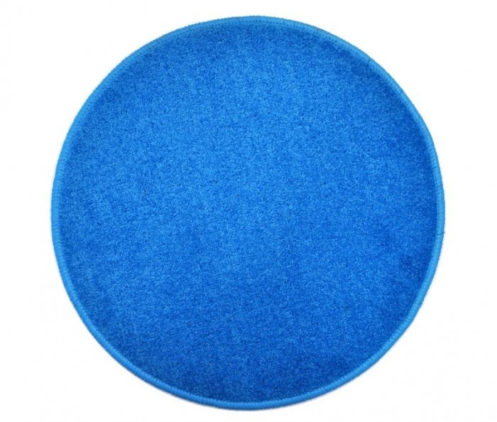 Eton světle modrý koberec kulatý - průměr 120 cm č.1