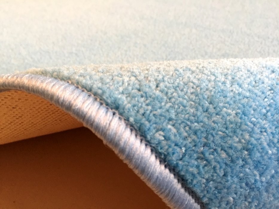 Eton světle modrý koberec kulatý - průměr 120 cm č.3