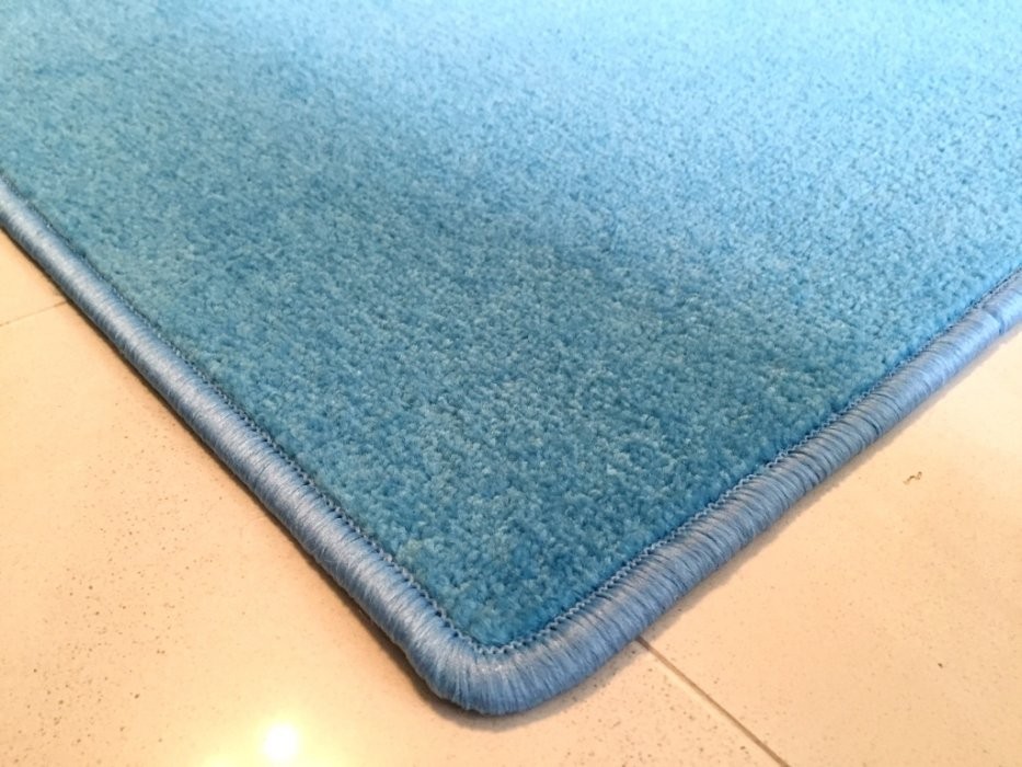 Eton světle modrý koberec kulatý - průměr 120 cm č.4