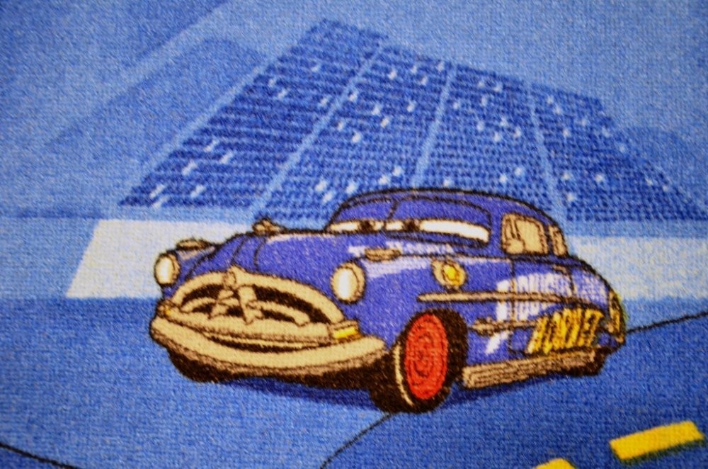 Dětský koberec Cars 77 World of cars blue č.7