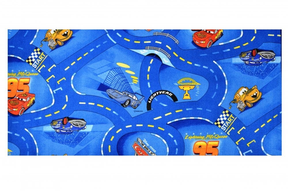 Dětský koberec Cars 77 World of cars blue č.11