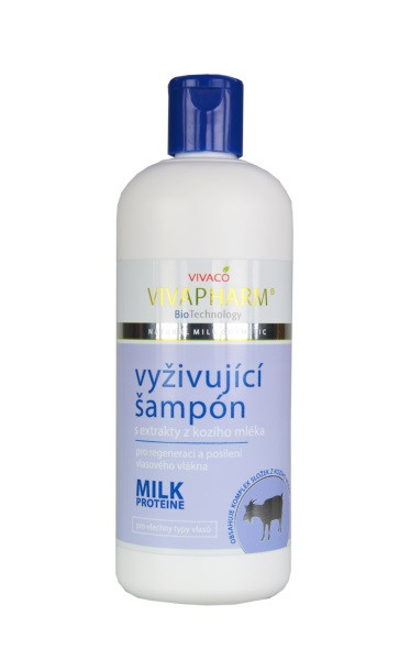 Vyživující šampon s extrakty z kozího mléka 400 ml č.1