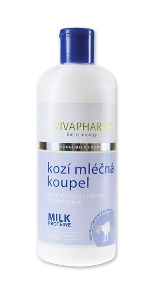 VIVAPHARM Kozí hydratační mléčná koupel 400 ml č.1