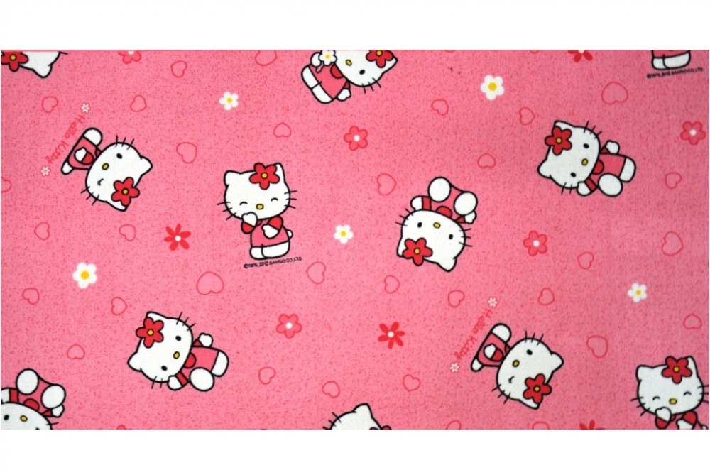 Dětský růžový koberec Hello Kitty - 140 x 200 cm č.1