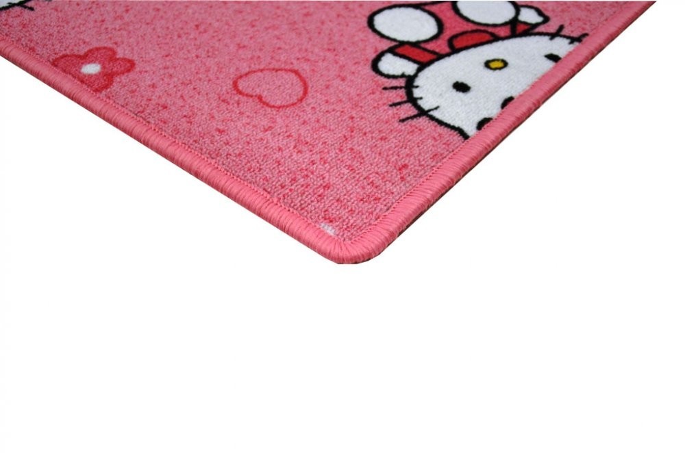 Dětský růžový koberec Hello Kitty - 140 x 200 cm č.4