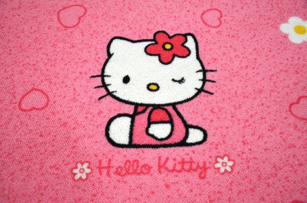 Dětský růžový koberec Hello Kitty - 140 x 200 cm č.5