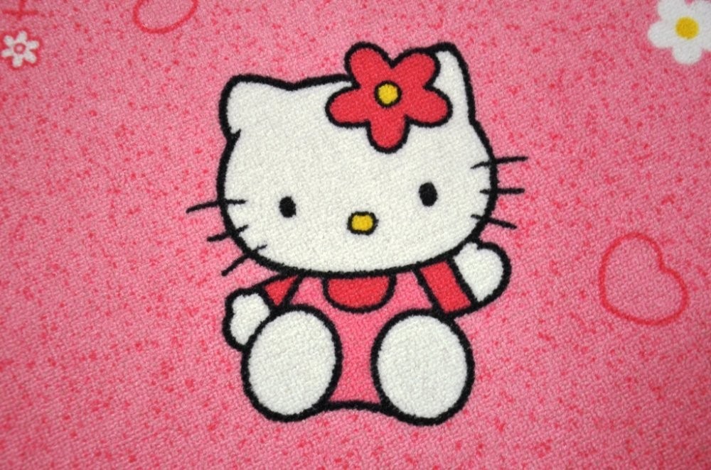Dětský růžový koberec Hello Kitty - 140 x 200 cm č.6