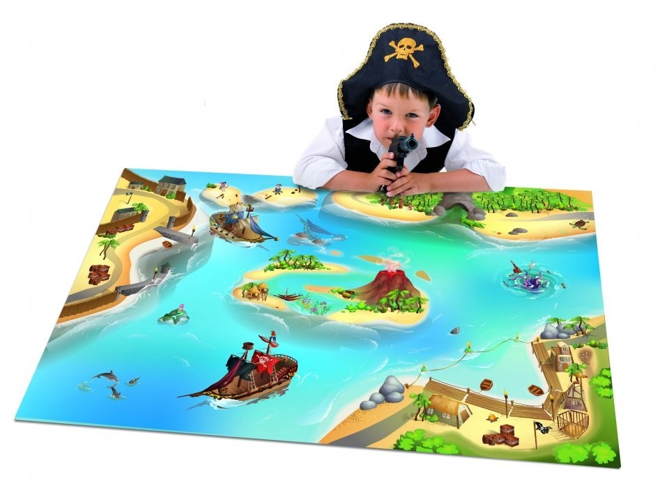 Dětský koberec Hrací koberec Pirátská bitva č.1