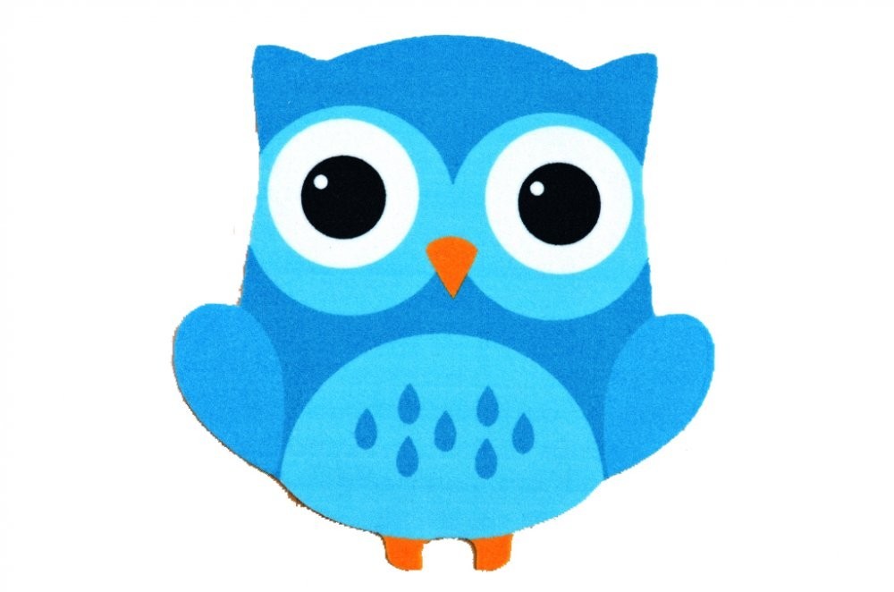 Dětský koberec 750 Njoy owl blue č.4
