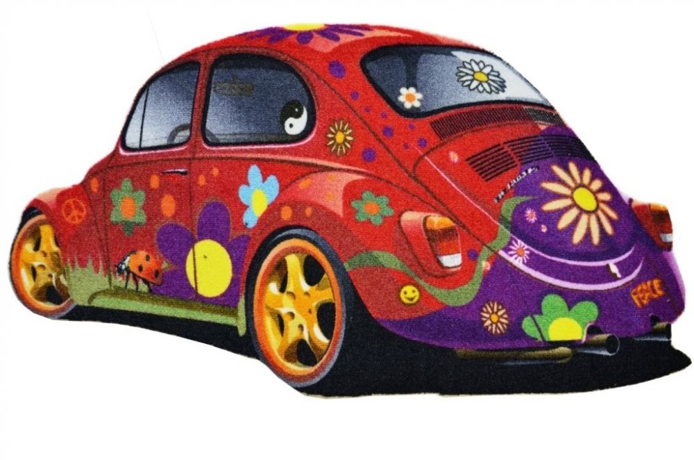 Koberec VW Brouk Beetle červený č.4