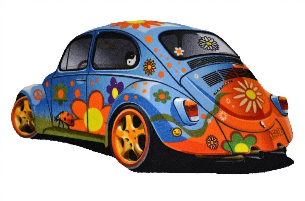 Koberec VW Brouk Beetle modrý - Brouk modrý č.4
