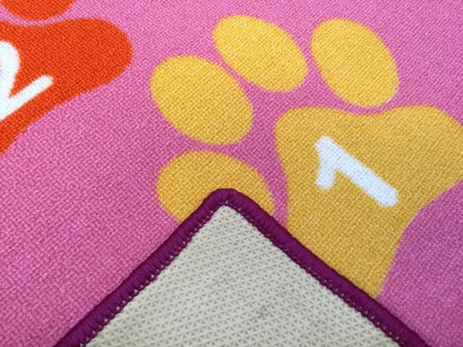 Dětský koberec Skákací panák růžový kočka č.5