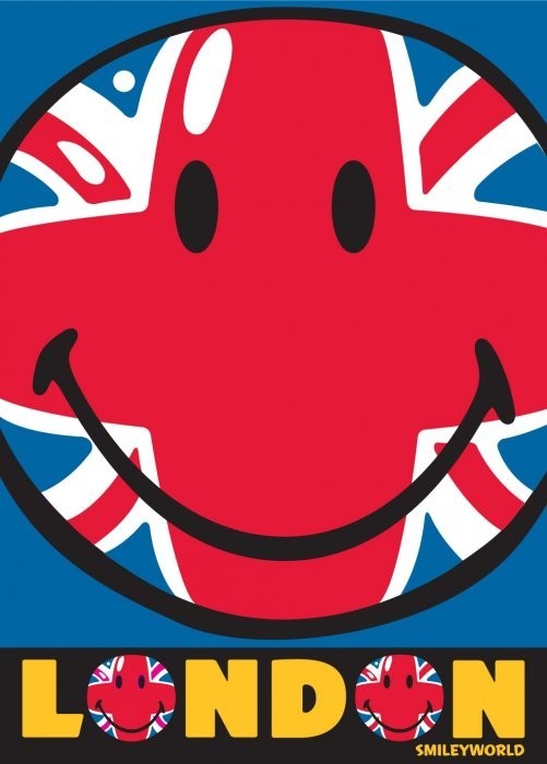 Dětský koberec Smiley Union Jack č.1