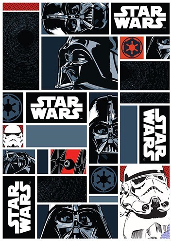 Dětský koberec Star Wars 01 Icons - 95 x 133 cm č.1