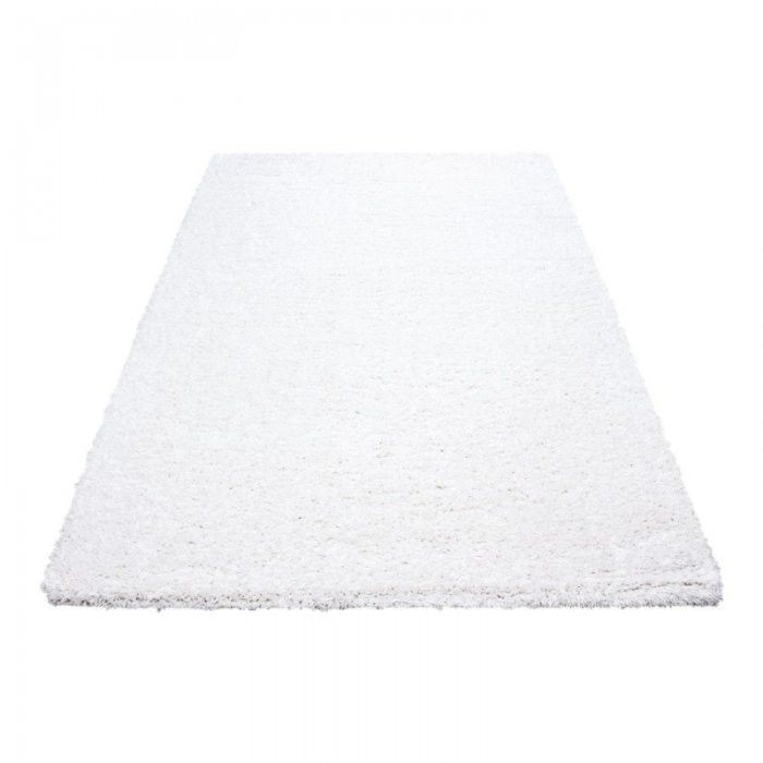 Kusový koberec Ancona shaggy 9000 cream - kulatý 120 cm průměr č.1