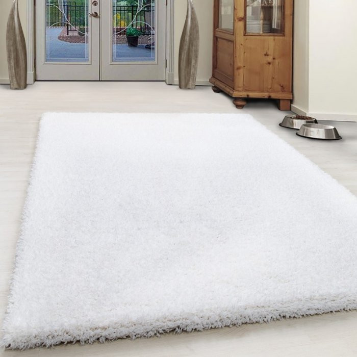 Kusový koberec Ancona shaggy 9000 cream - kulatý 120 cm průměr č.2