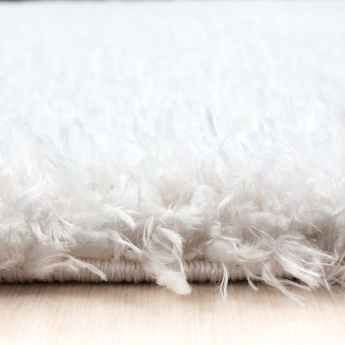 Kusový koberec Ancona shaggy 9000 cream - kulatý 120 cm průměr č.3