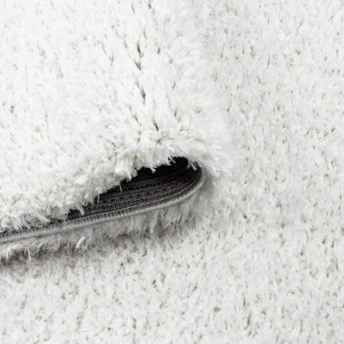 Kusový koberec Ancona shaggy 9000 cream - kulatý 120 cm průměr č.4
