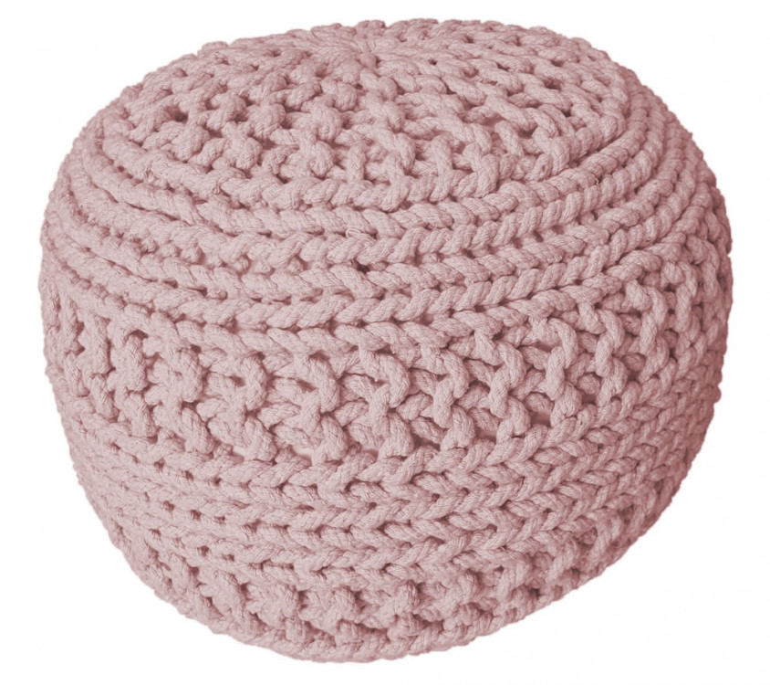 MEGA AKCE: Sedací vak TEA POUF 6 růžový č.1