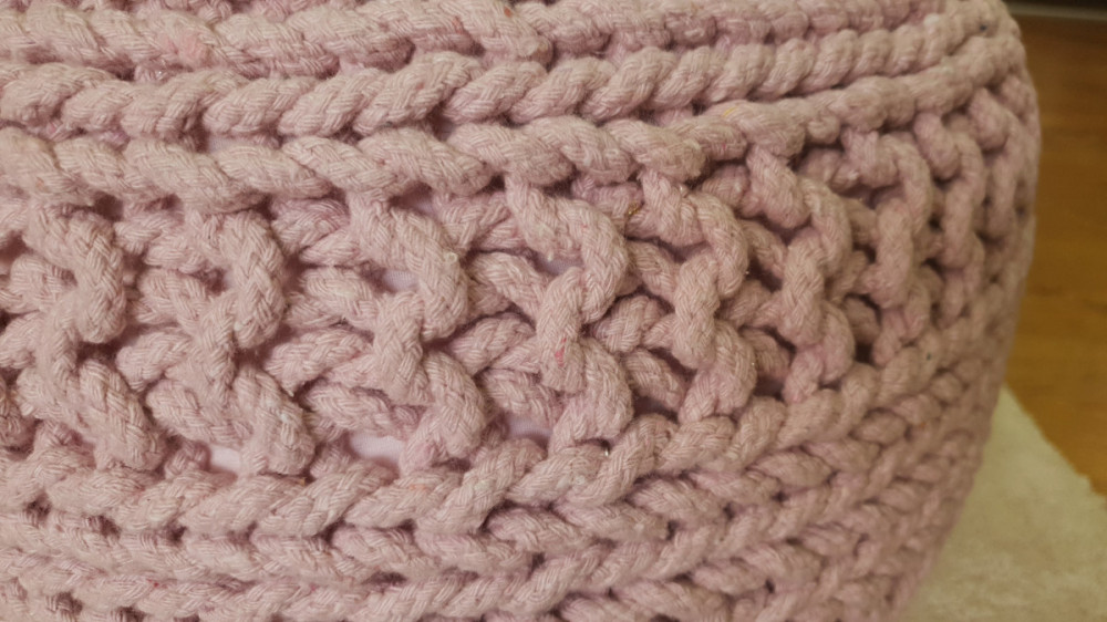 MEGA AKCE: Sedací vak TEA POUF 6 růžový č.2