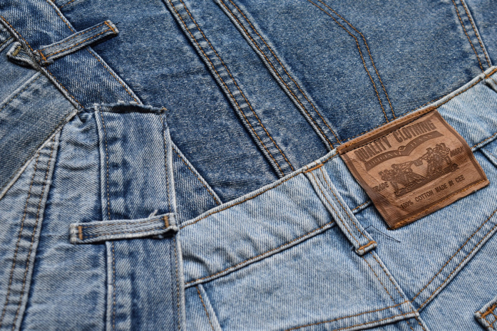 Ručně vyrobený kusový koberec Jeans Collage č.2