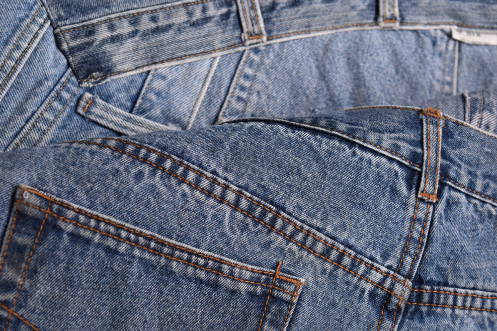 Ručně vyrobený kusový koberec Jeans Collage č.4