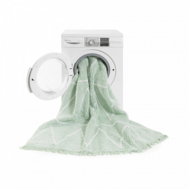 Přírodní koberec, ručně tkaný Hippy Mint č.3