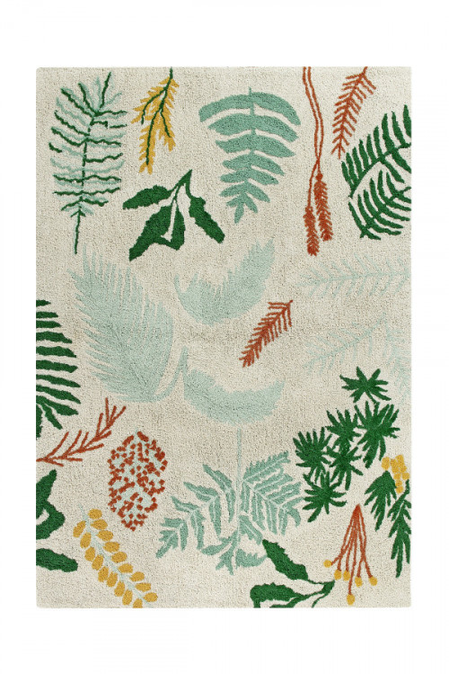 Přírodní koberec, ručně tkaný Botanic Plants č.1