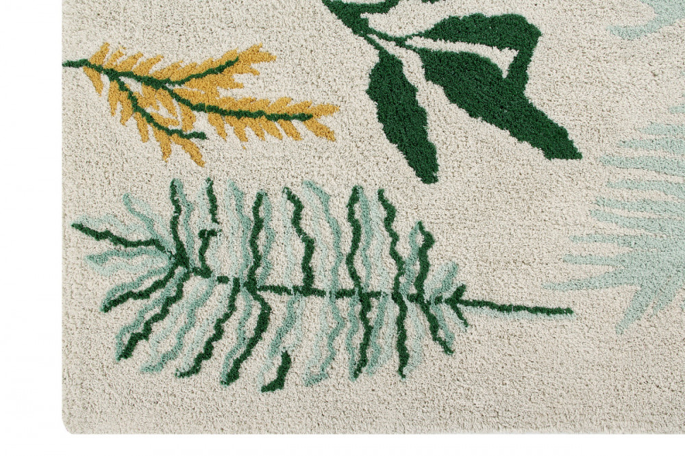 Přírodní koberec, ručně tkaný Botanic Plants č.2