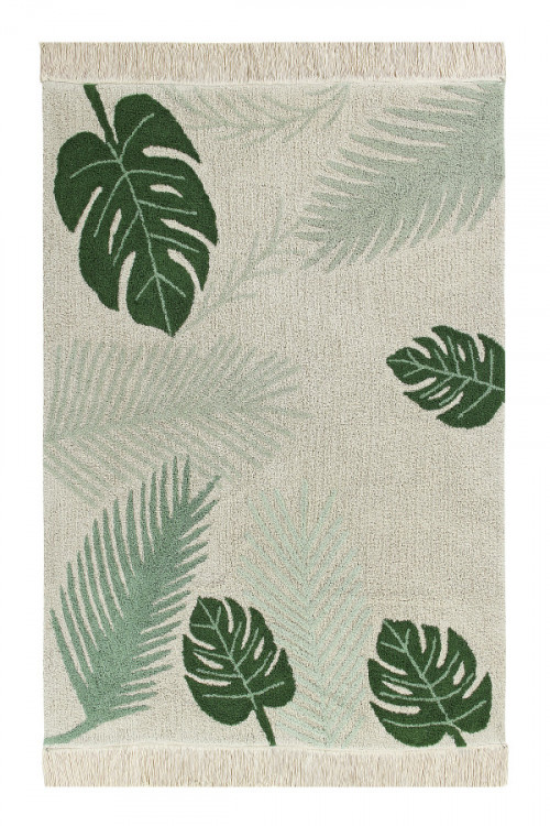 Přírodní koberec, ručně tkaný Tropical Green č.1