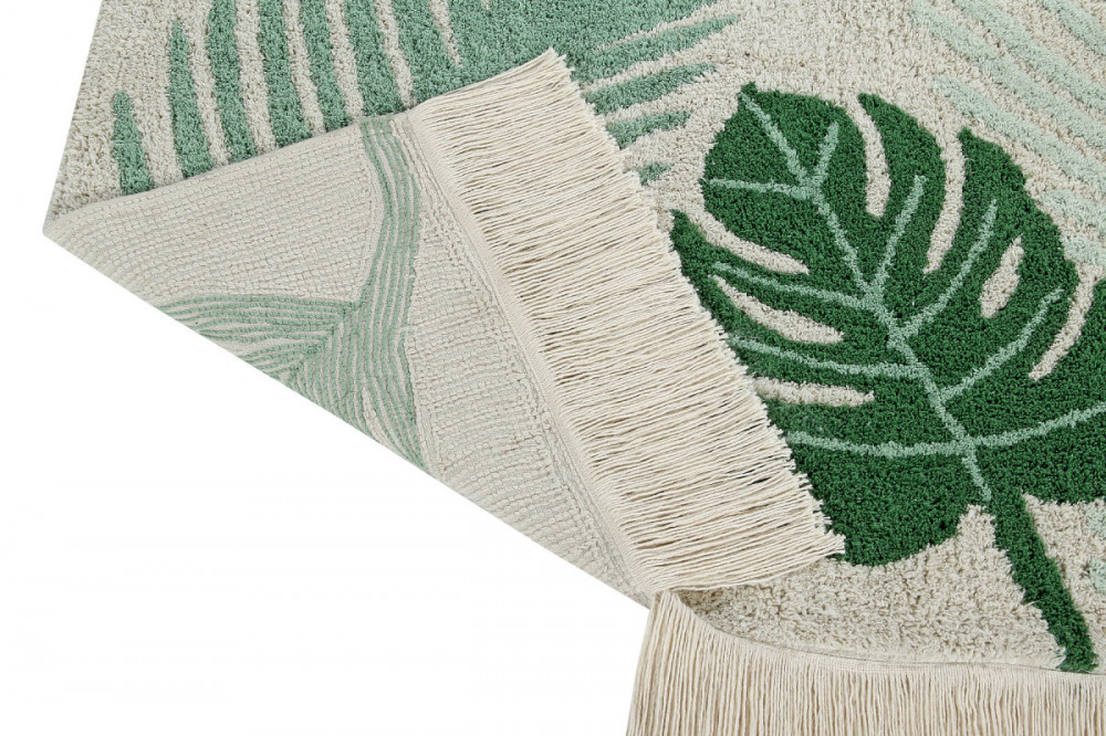 Přírodní koberec, ručně tkaný Tropical Green č.3