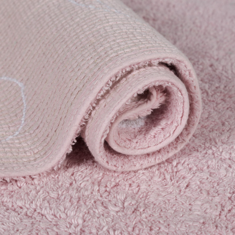 Přírodní koberec, ručně tkaný Stars Pink-White č.3