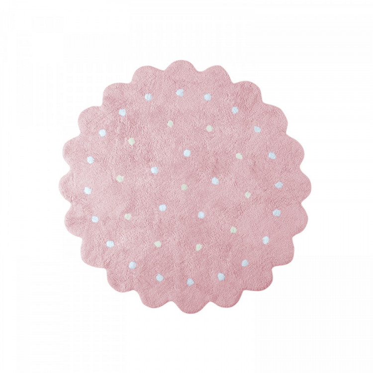 Přírodní koberec, ručně tkaný Little Biscuit Pink č.1