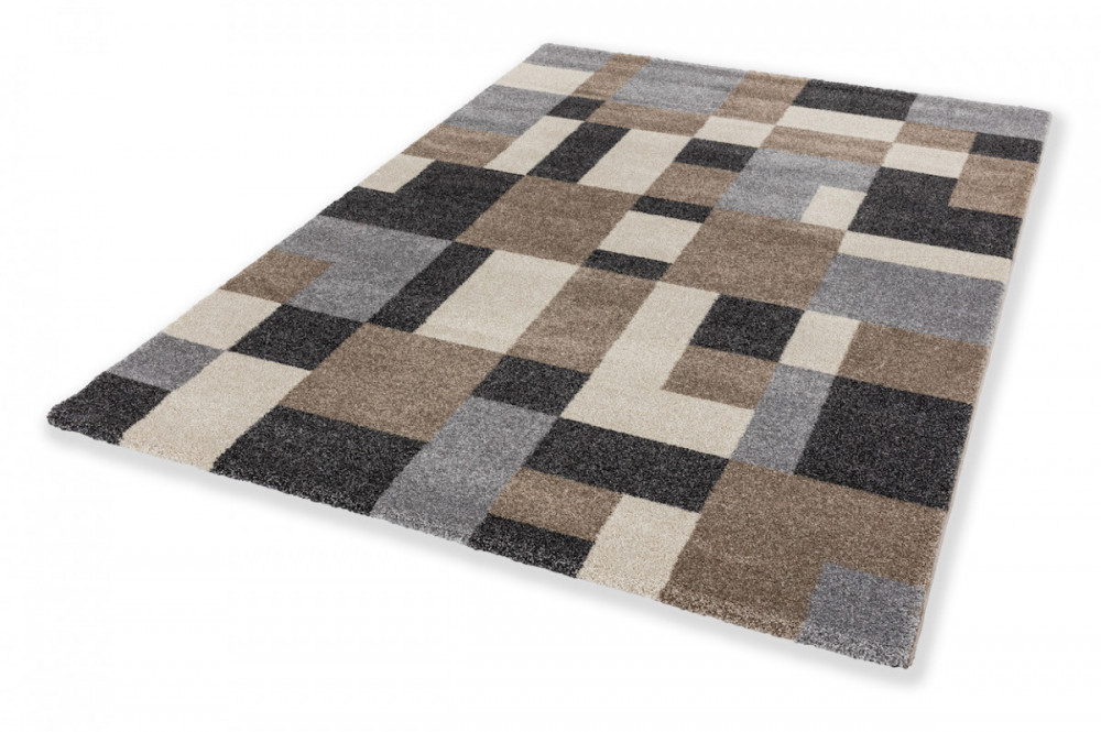 Kusový koberec Savona 191060 Squares Brown č.5