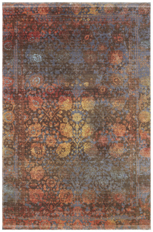 Kusový koberec Babur 103939 Blue/Brown/Red č.1