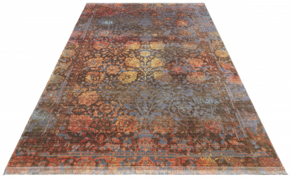 Kusový koberec Babur 103939 Blue/Brown/Red č.3