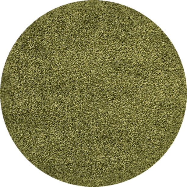 Kusový koberec Dream Shaggy 4000 Green kruh č.1