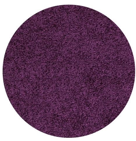 Kusový koberec Life Shaggy 1500 lila kruh č.1